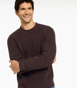 L.L. Bean Men's Bean's Organic Waffle Rollneck Crew Sweater Regular Alternate View